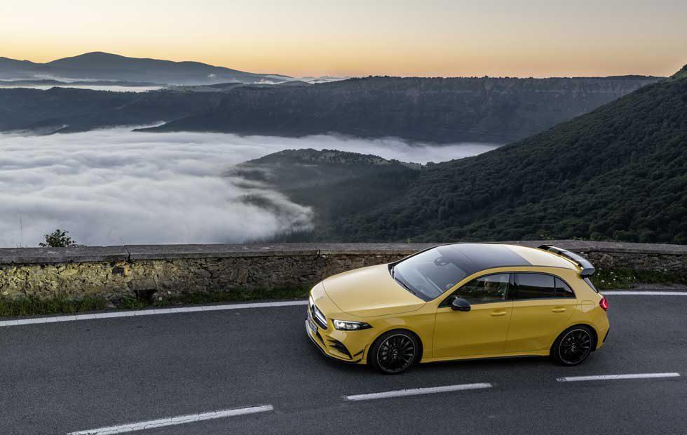 Mercedes-AMG A 35 4MATIC has a track data logger and 306hp