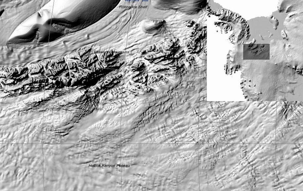 Antarctica Map: Highest resolution terrain map yet made