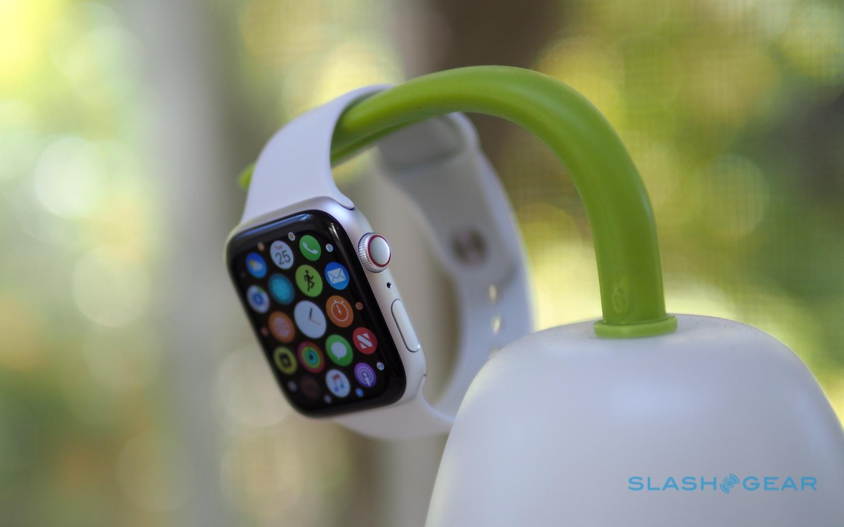 apple watch series 4 silver aluminium