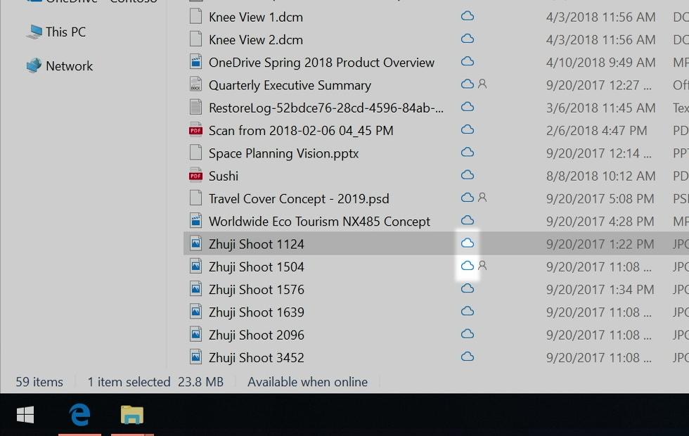 windows 10 storage sense will upload rarely used files to windows 10 files