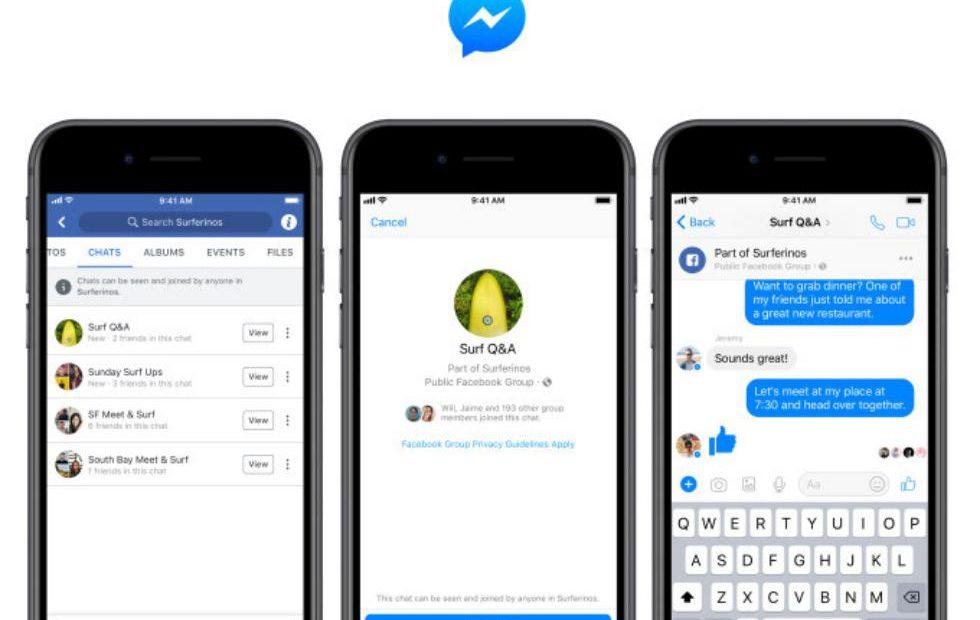 Facebook Group Chats can have up to 250 people chatting