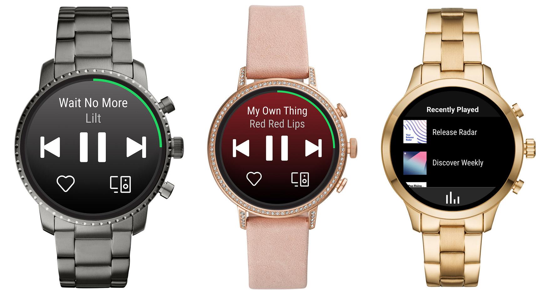 smartwatch spotify offline 2018