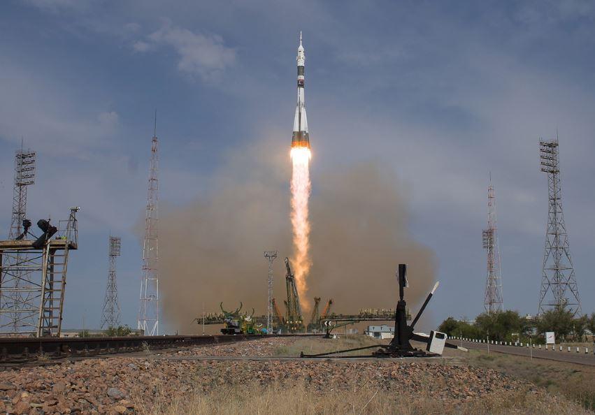 This is what a space launch failure looks like from the International Space Station