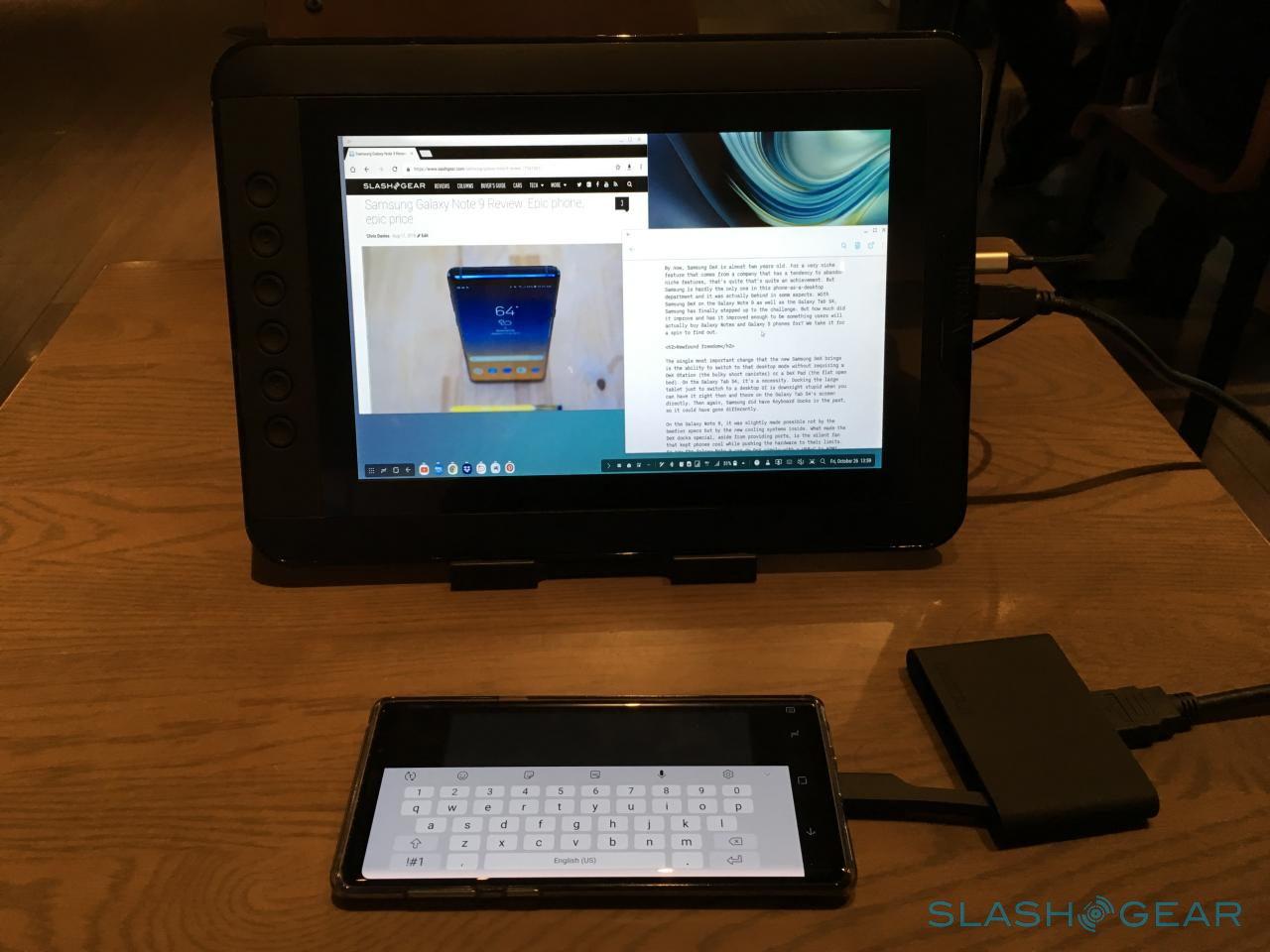 Galaxy Note 9 Samsung Dex Review Limited Freedom Slashgear