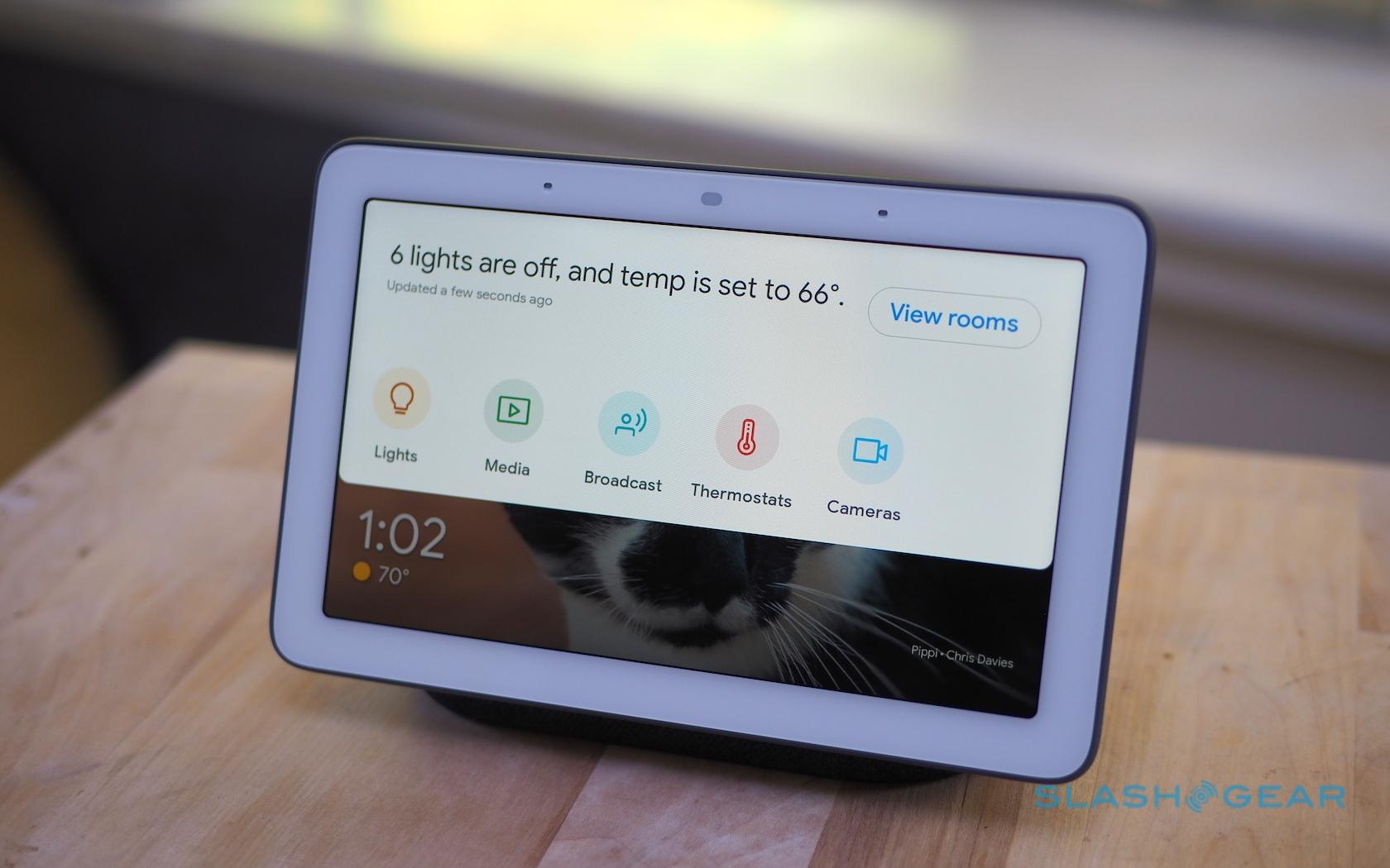google home devices with screen