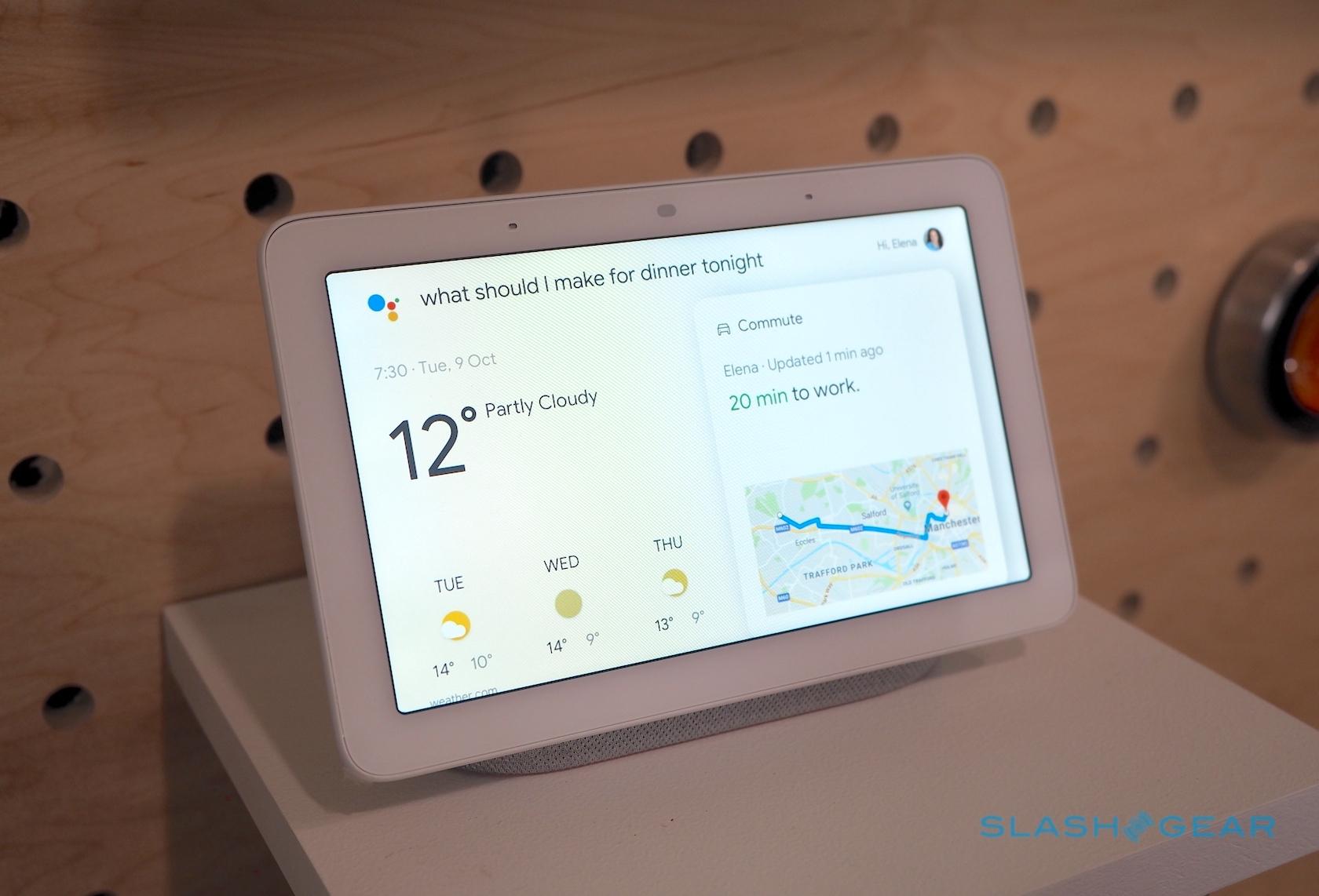 google home hub hands on