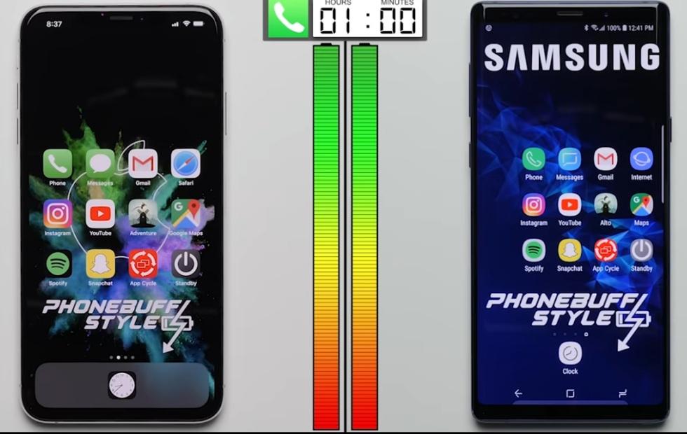 Galaxy Note 9, iPhone XS Max battery test isn’t what you expect