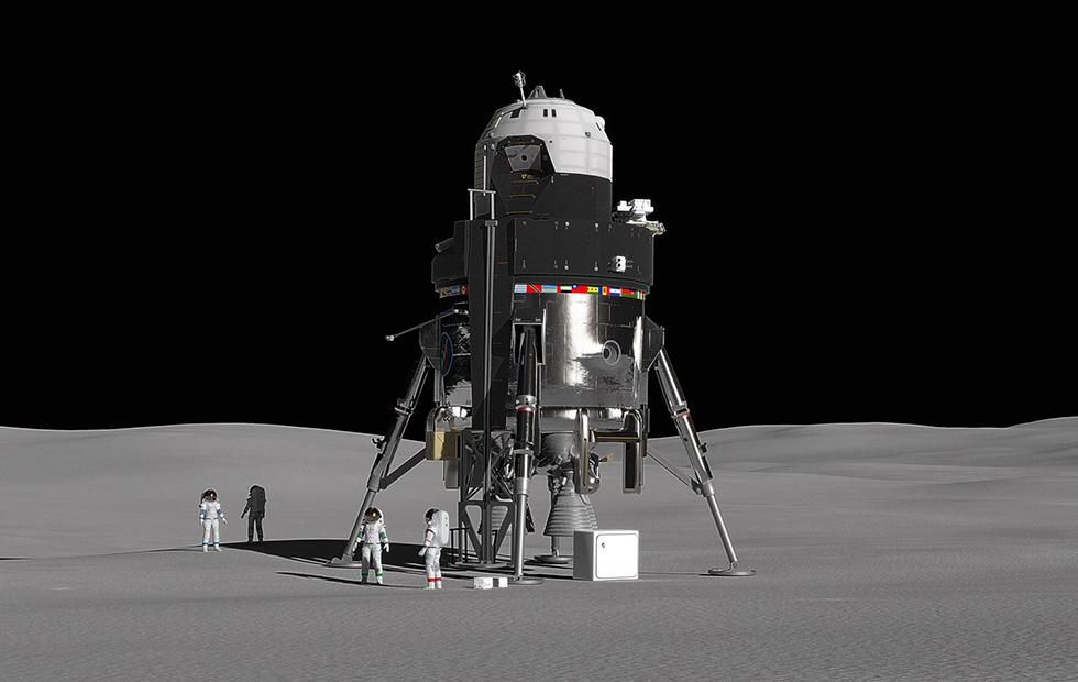 This reusable Moon lander is Lockheed Martin's vision for space