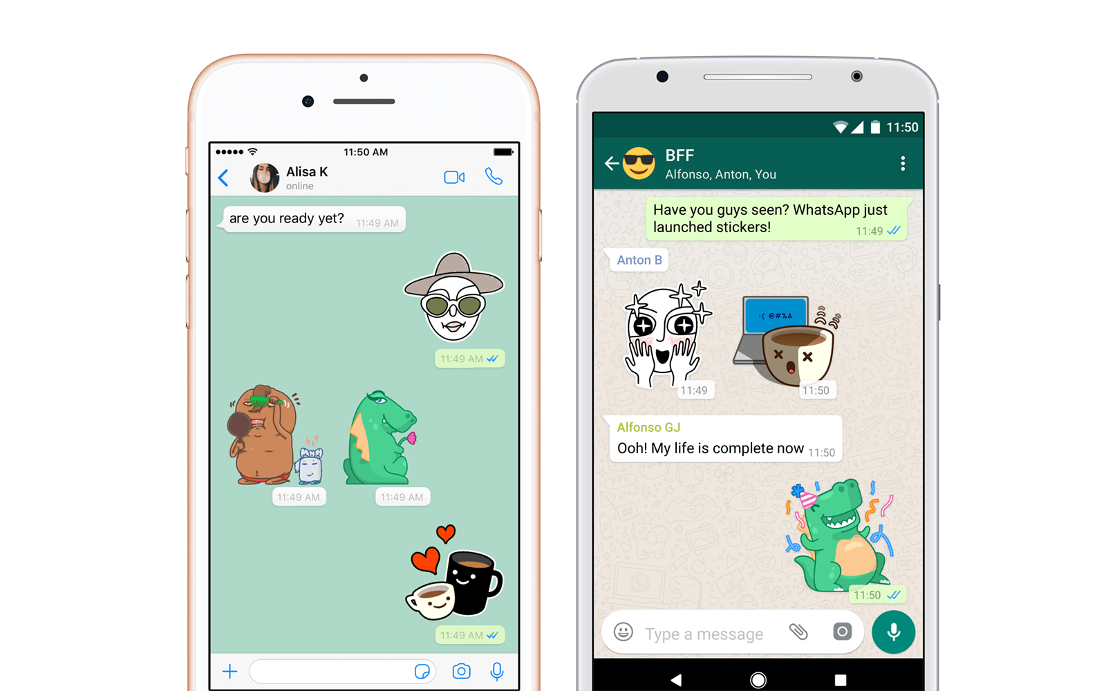 Whatsapp Update Stickers Directions And Creator Info Slashgear