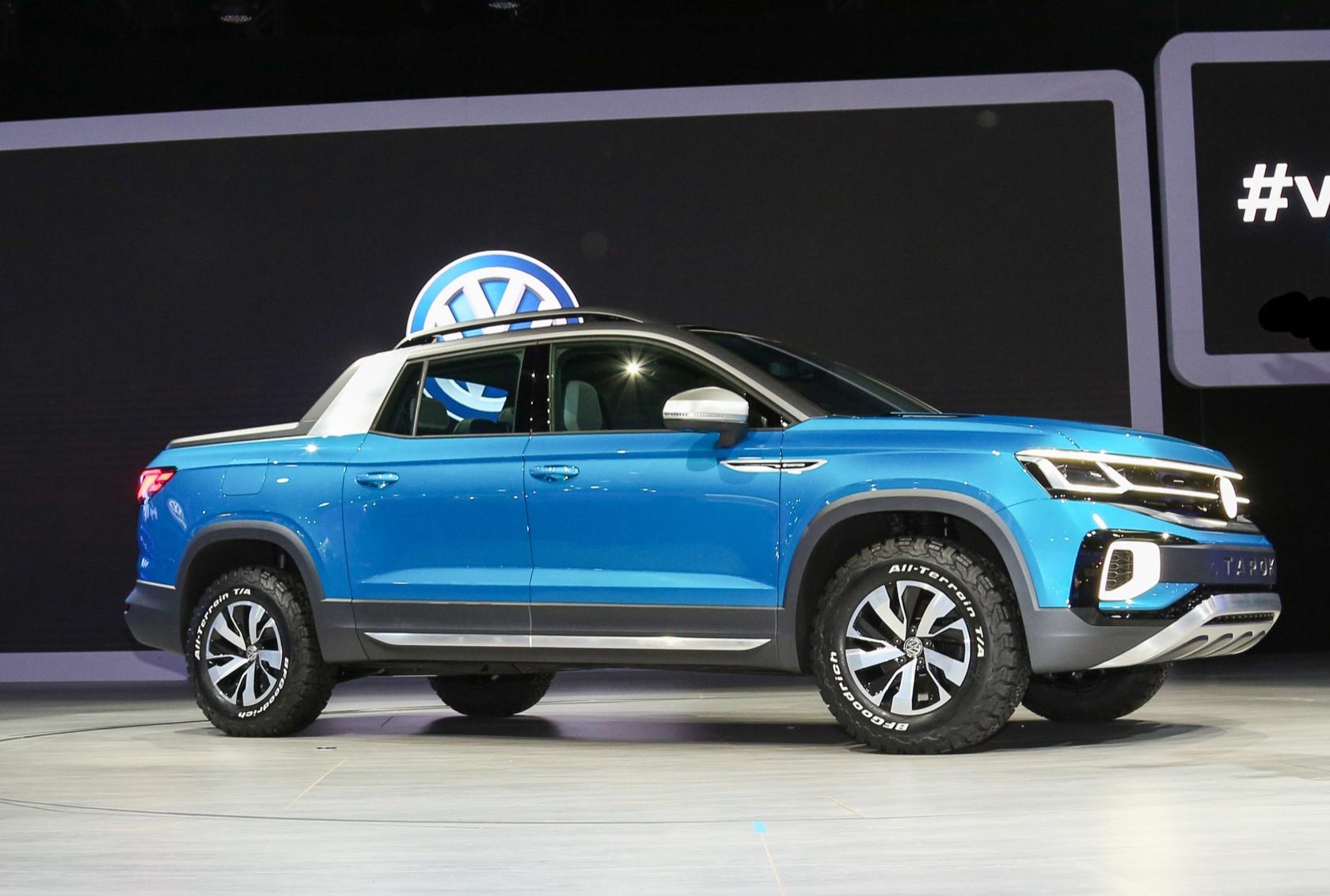 Vw Tarok Concept Pickup Packs Mighty Morphing Bed Slashgear