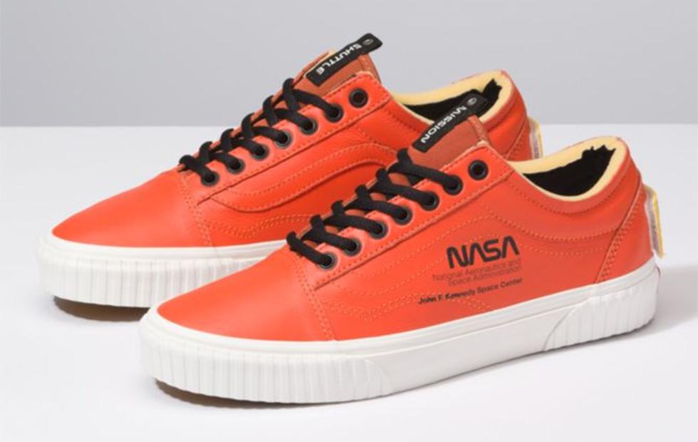 vans nasa jacket orange