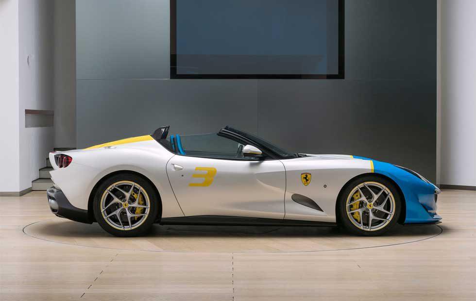 Ferrari Sp3jc Is A One Of A Kind V12 Drop Top That Is Part F12tdf Slashgear Ferrari Sp3jc Is A One Of A Kind V12 Drop Top That Is Part F12tdf Slashgear