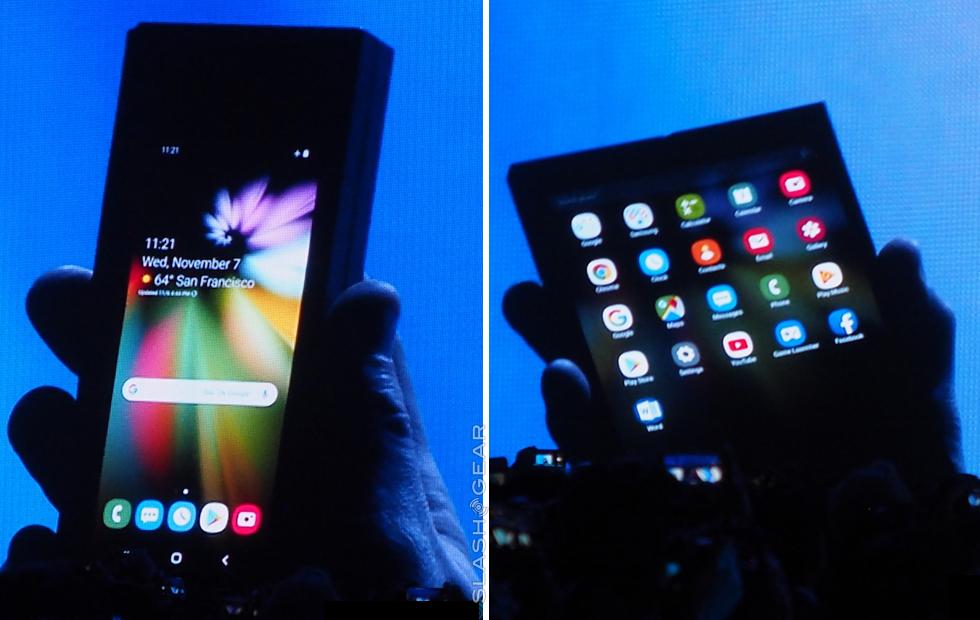 Samsung Infinity Flex foldable phone revealed