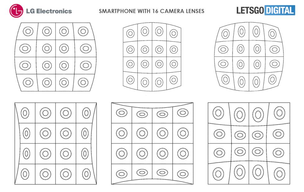LG patent envisions 16-camera smartphone