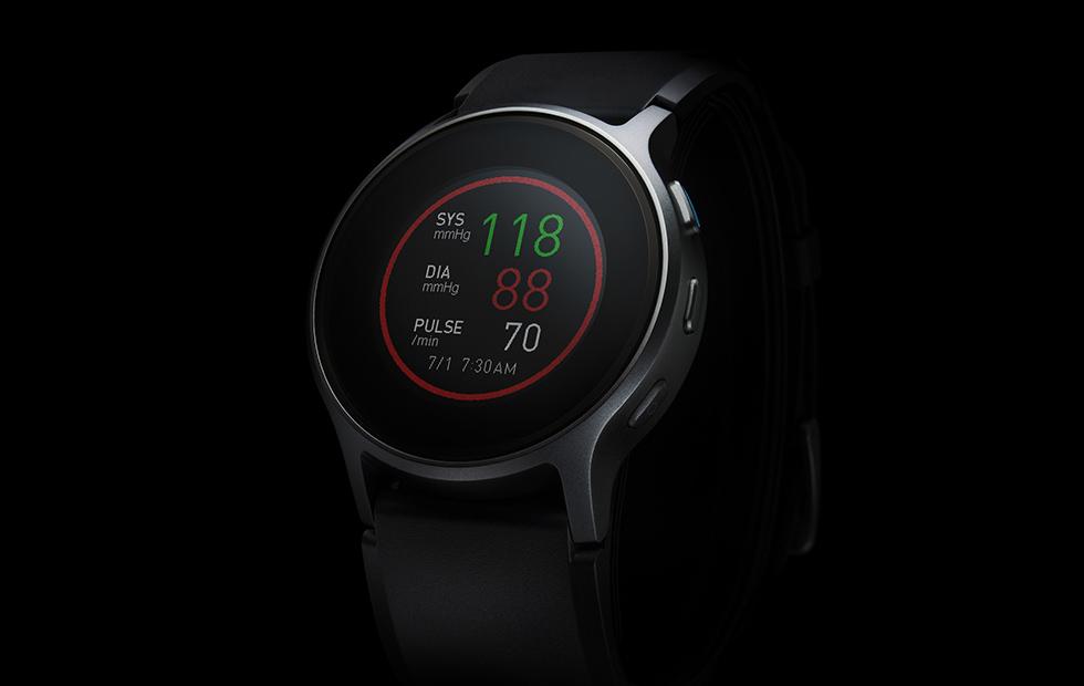 omron watch with blood pressure