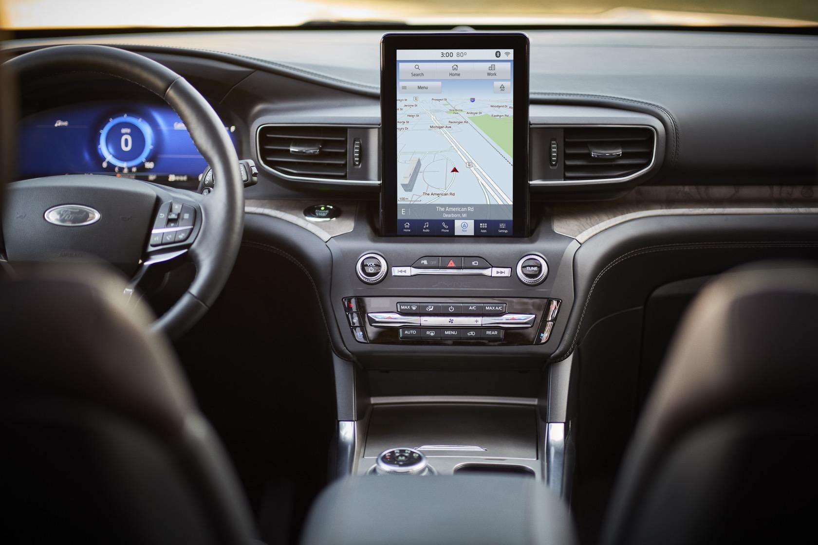 We can't stop staring at the 2020 Ford Explorer's weird touchscreen