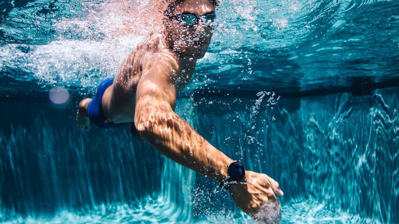 ticwatch swimming