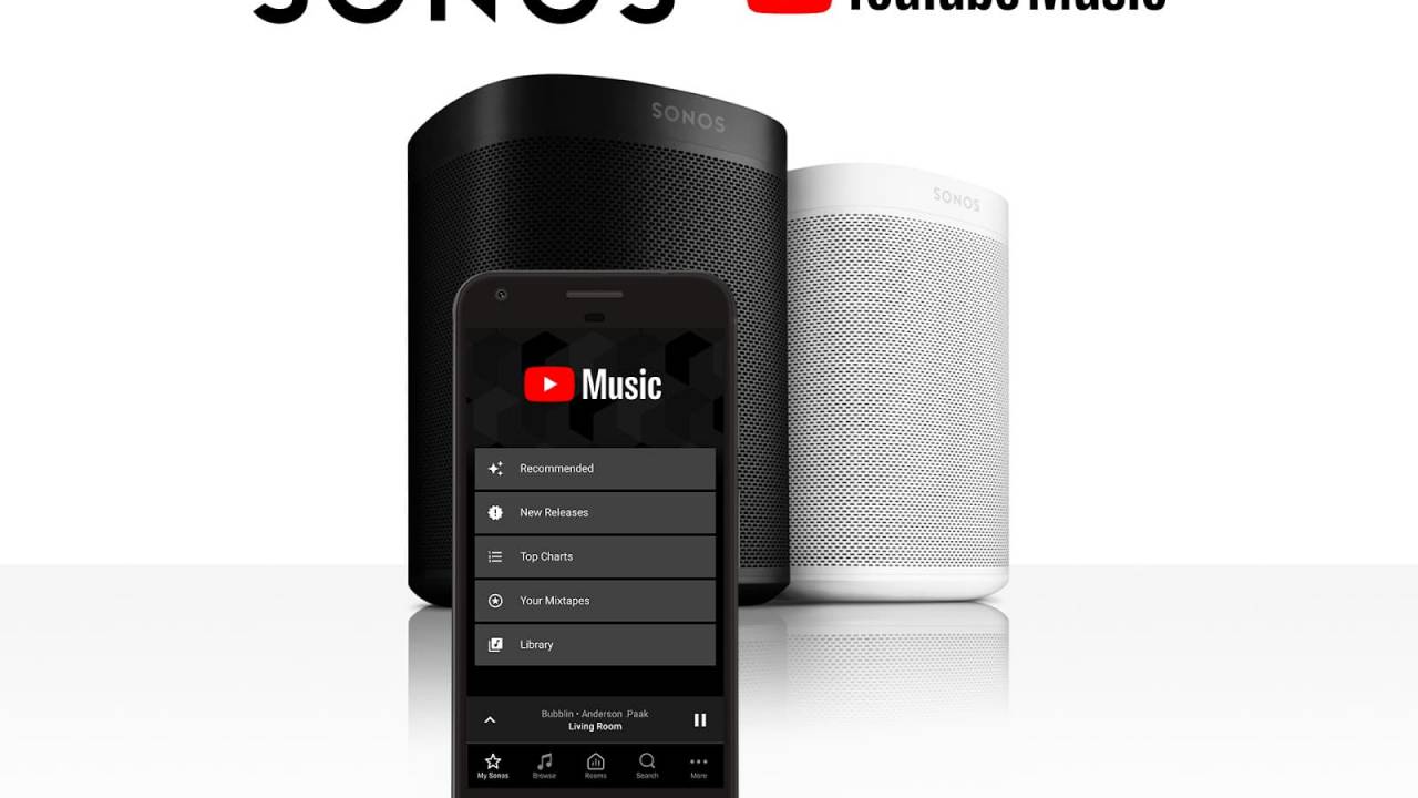 YouTube Music arrives on your Sonos speakers today