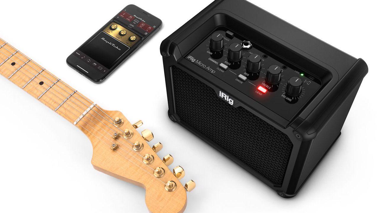 iRig Micro Amp portable guitar amplifier supports iPhone and iPad