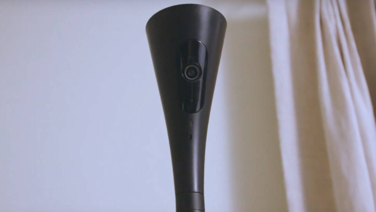 Panasonic HomeHawk Floor lamp has a built-in hidden camera