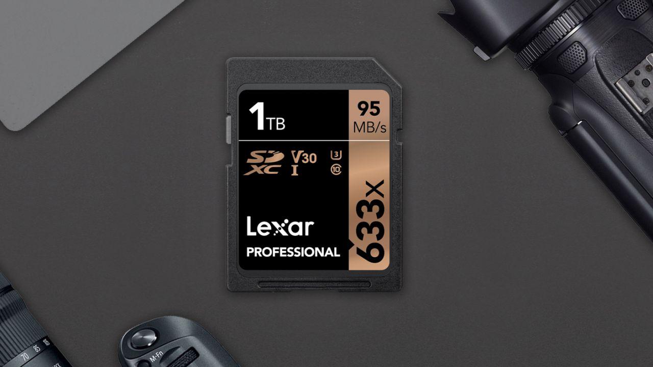 This 1TB Lexar SDXC UHS-I card is perfect for 4K and 3D VR