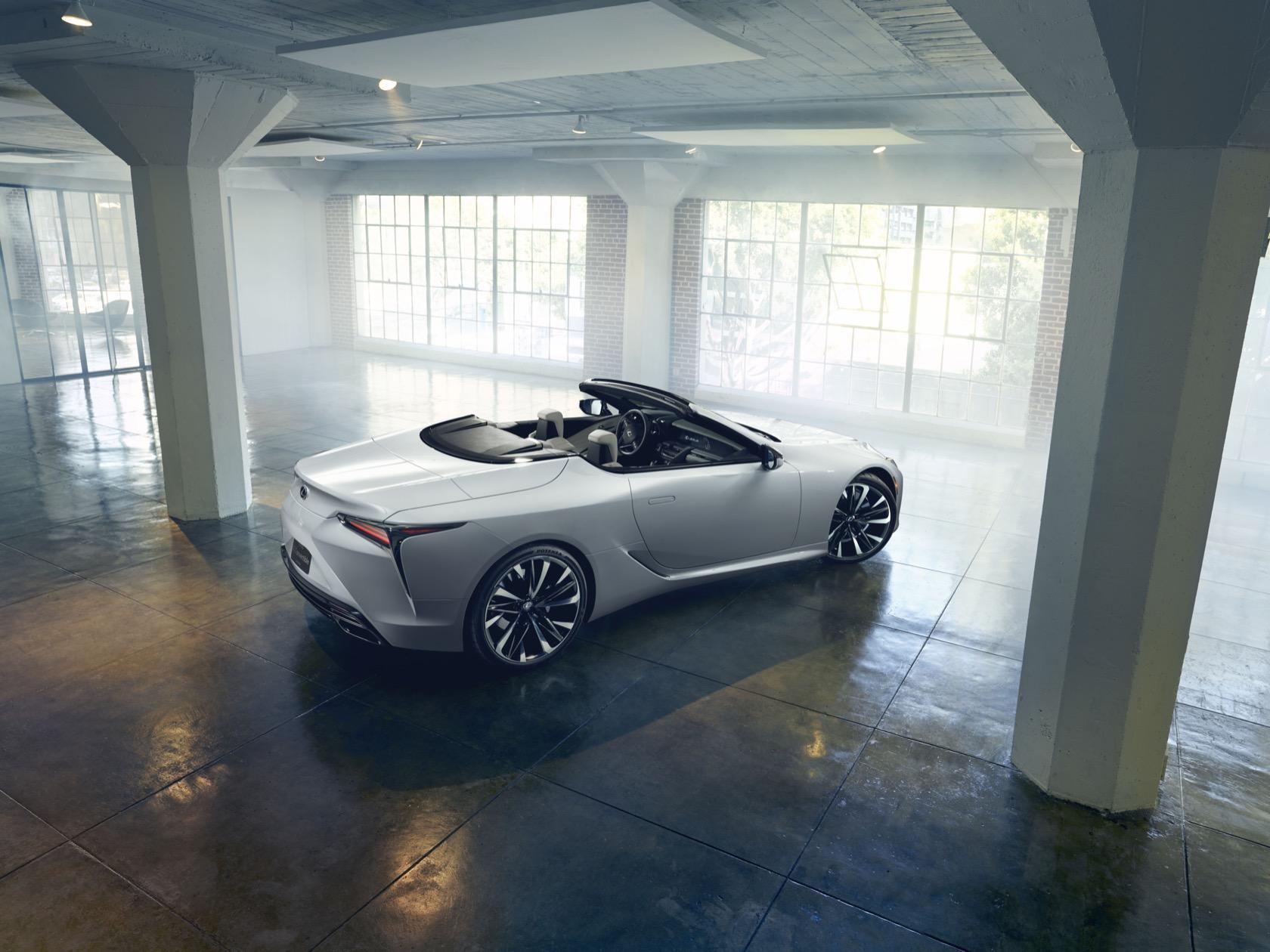 Lexus Lc Convertible Concept Drops Roof For More Drama