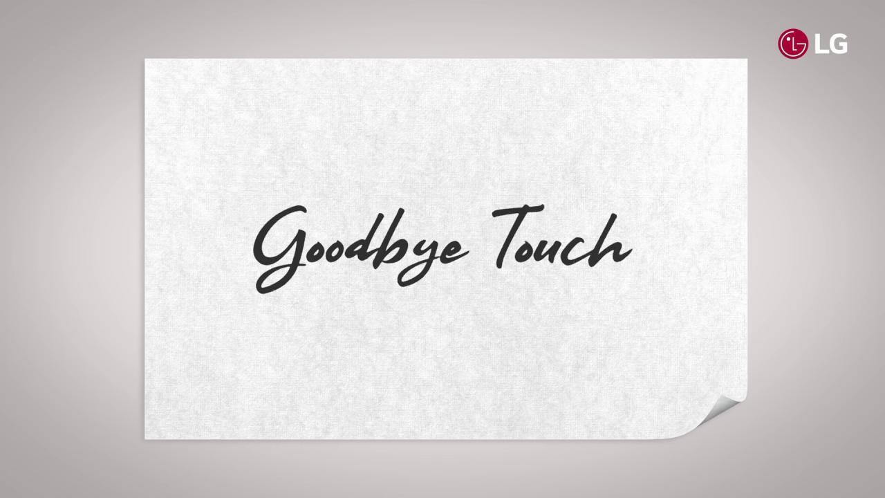 LG waves goodbye to touch, hello to 5G at MWC 2019