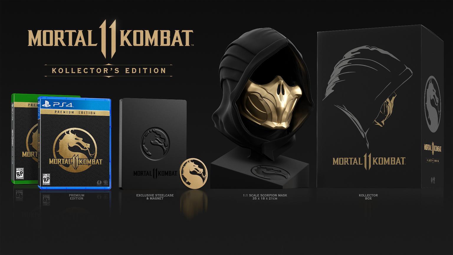 Mortal Kombat 11 Kollectors Edition Includes Life Size