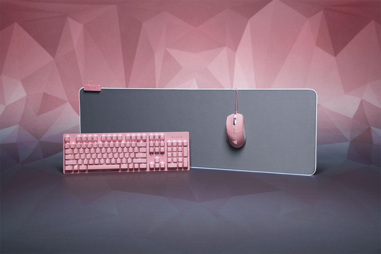 Razer Quartz Pink Gaming Accessories Laptop Detailed Slashgear Razer Quartz Pink Gaming Accessories Laptop Detailed Slashgear