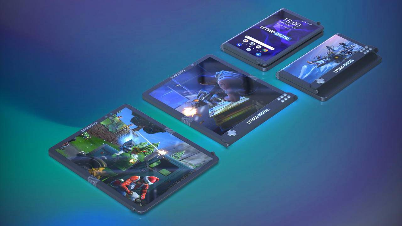 Samsung foldable gaming phone patent is intriguing