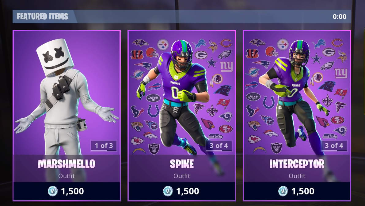 joining the returned nfl skins is a new nfl rumble limited time mode ltm which is basically team rumble which instead features only 20 players per team - skin nfl fortnite