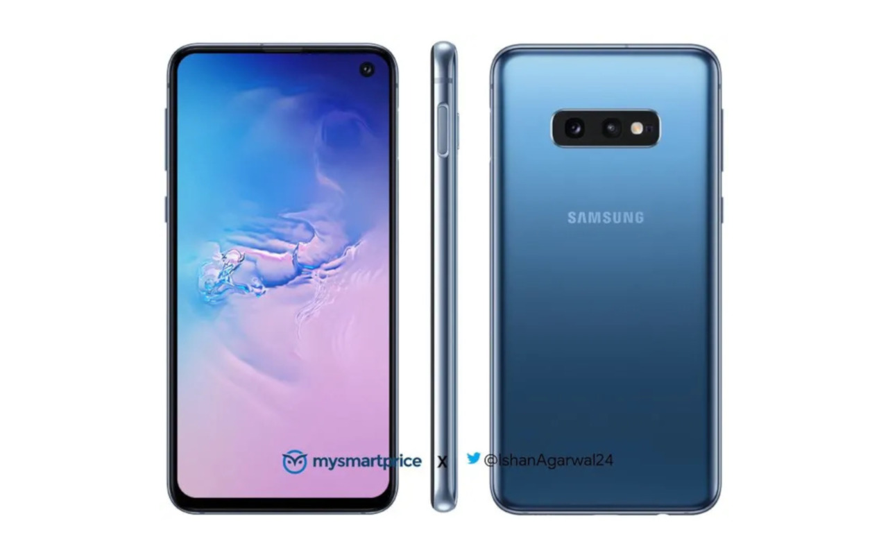 Galaxy S10 S10e Try To Look Cool In Blue Renders Slashgear