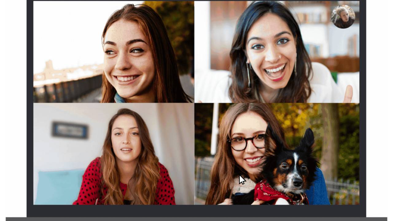 Skype background blur made possible with AI