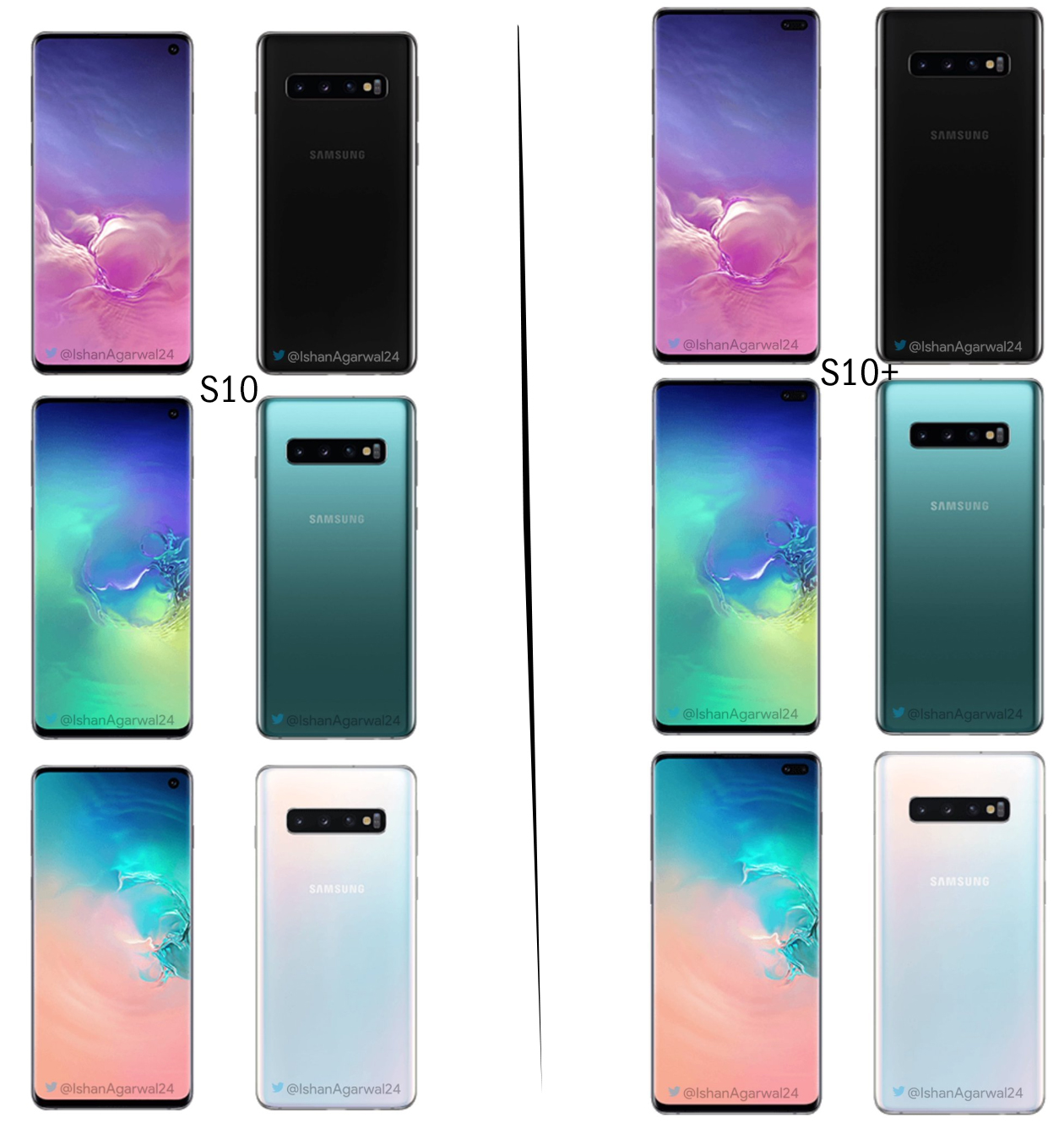 Galaxy S10 The Latest Leaked Prices Colors And Options Slashgear