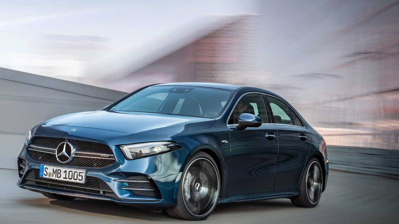 Mercedes-AMG A 35 4Matic Saloon is a hopped up family car