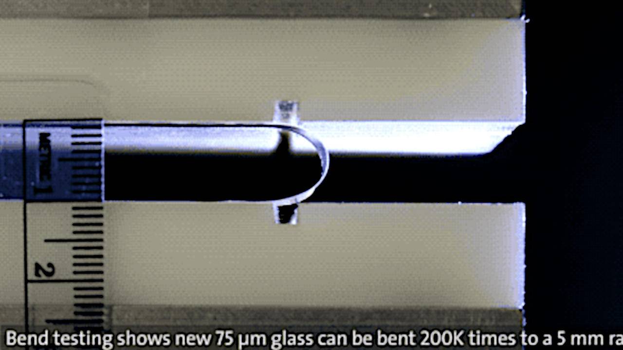 Gorilla Glass will also bend for foldable phones soon