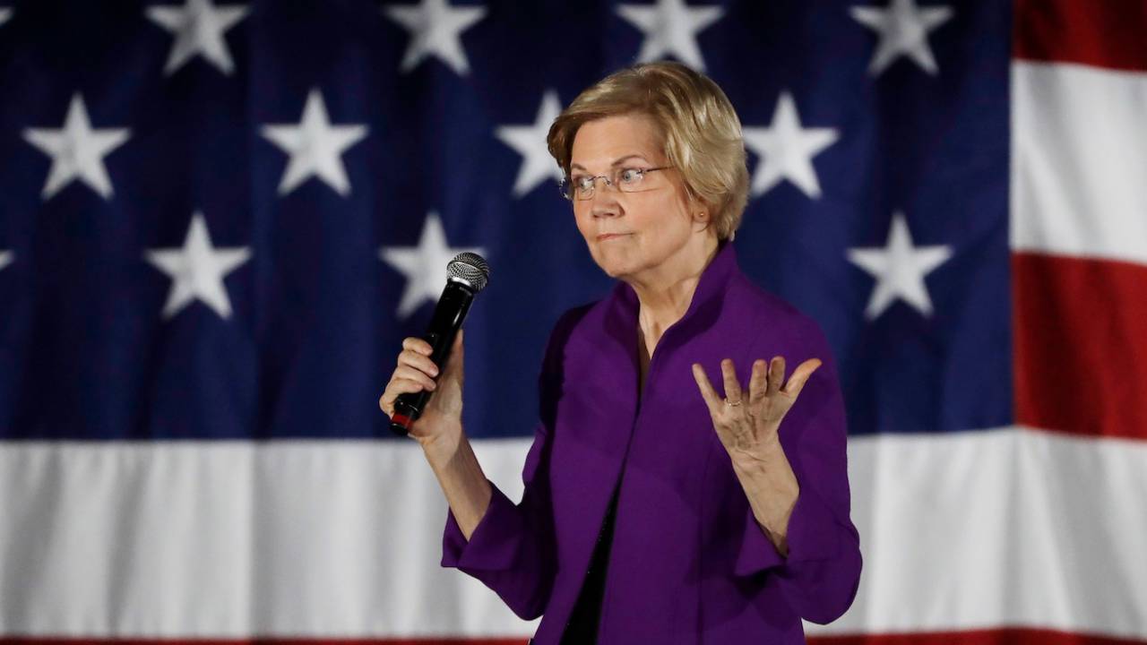Elizabeth Warren’s plans to break up tech giants get tepid response from San Francisco