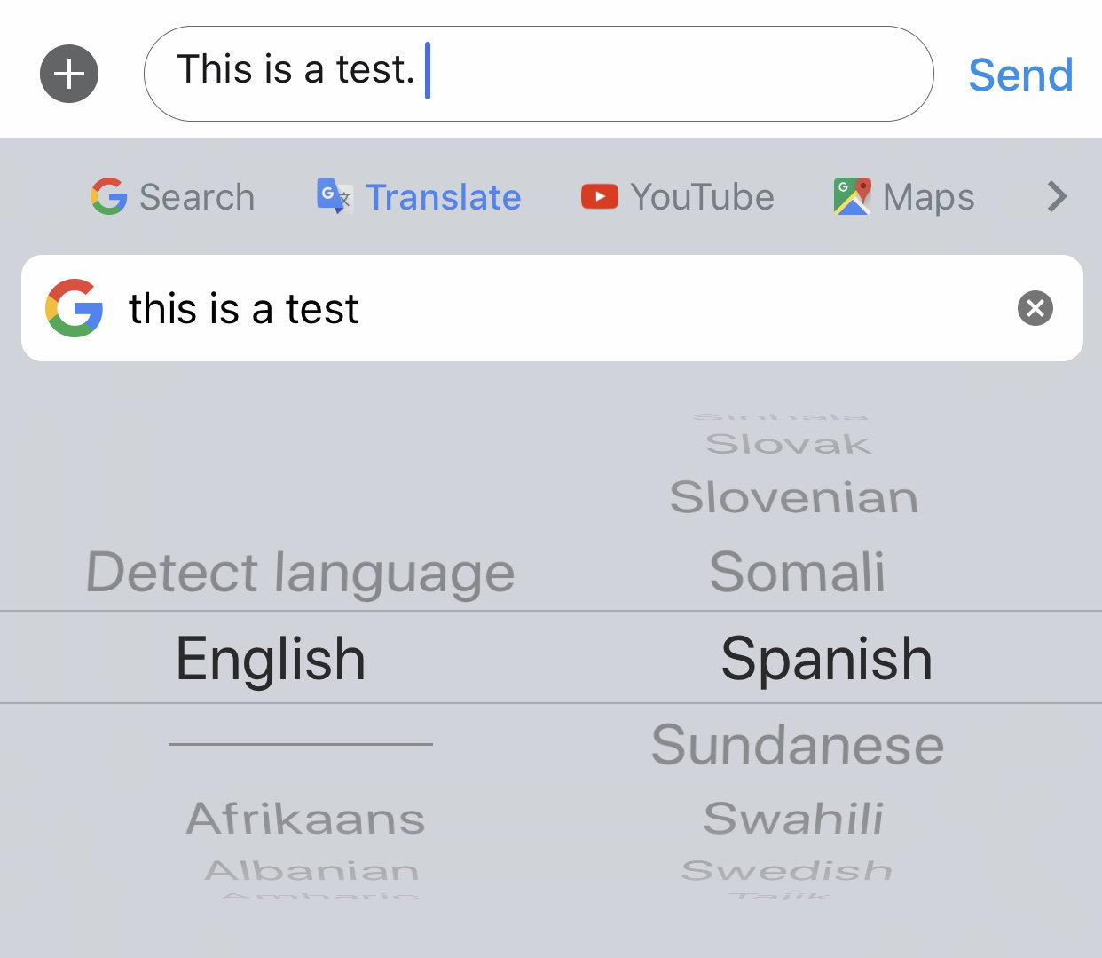 gboard for ios adds text translation