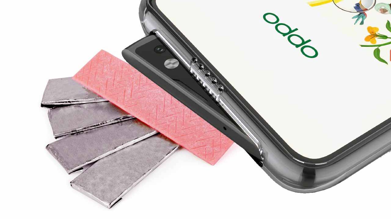 Oppo Reno phone spotted with stick-of-gum camera