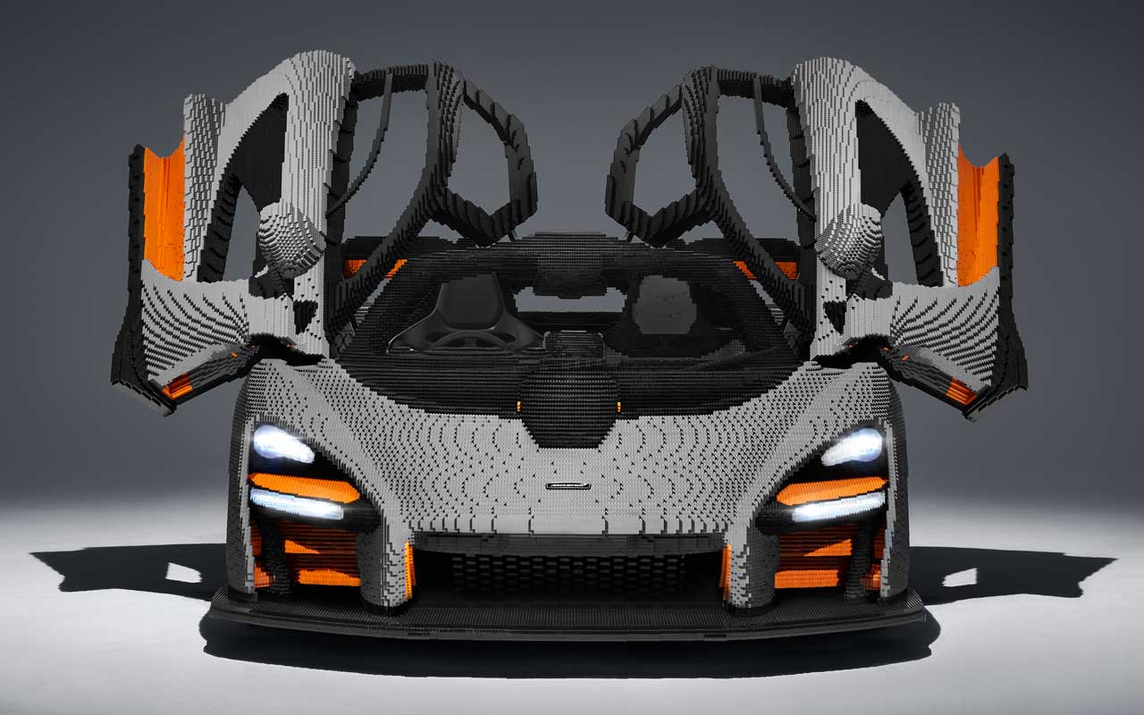 mclaren senna lego full size
