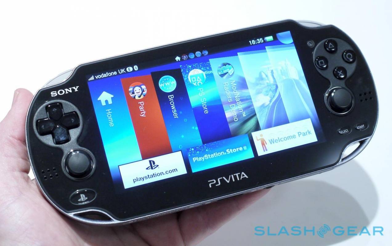 playstation vita portable game console