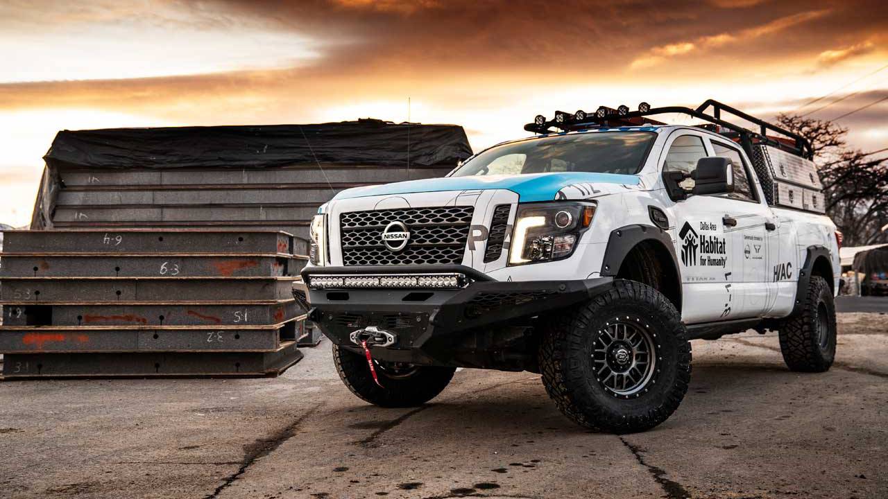 Nissan builds slick custom diesel Titan 