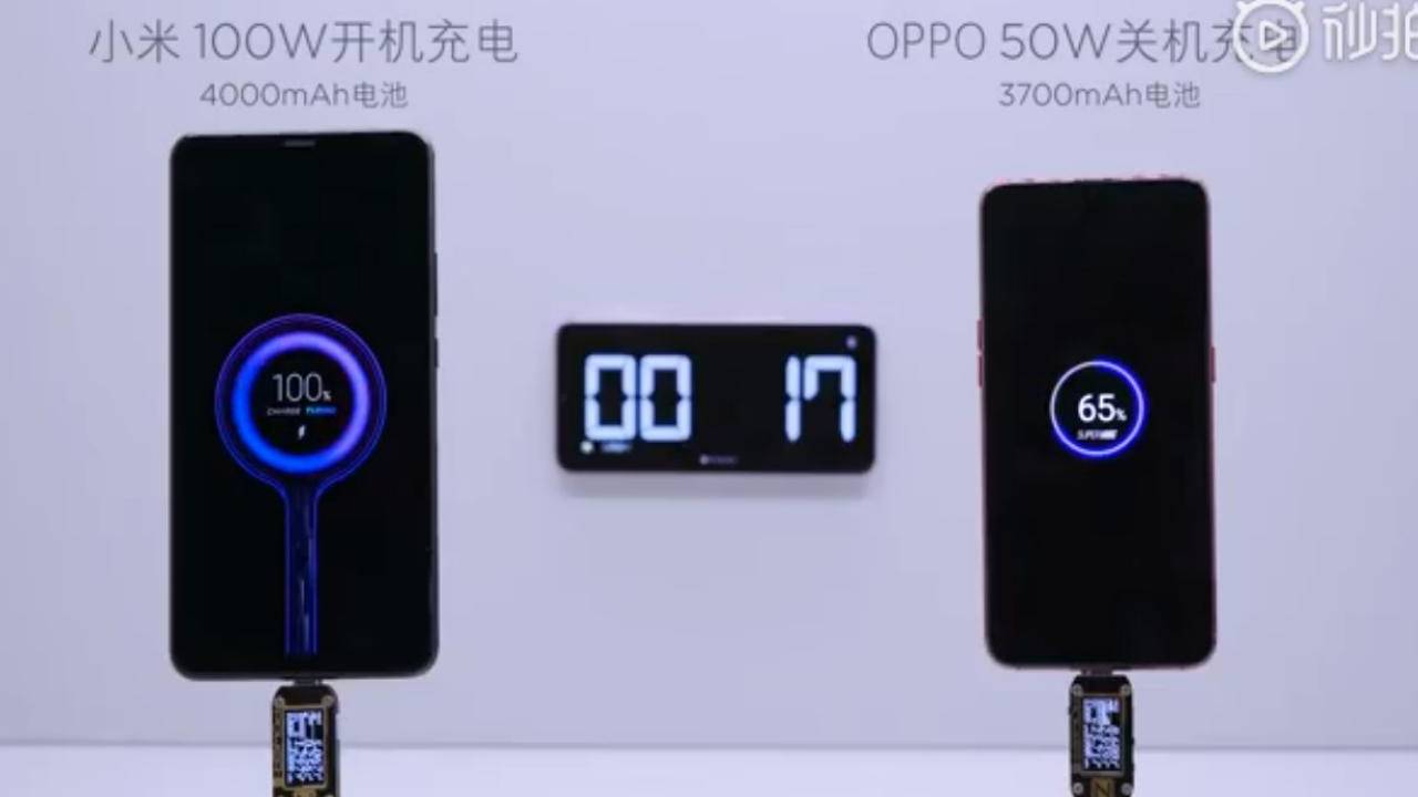 Xiaomi 100W quick charging tech is scary fast