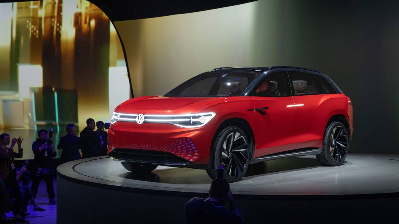 VW ID. ROOMZZ threerow electric SUV teases autonomous naptime SlashGear