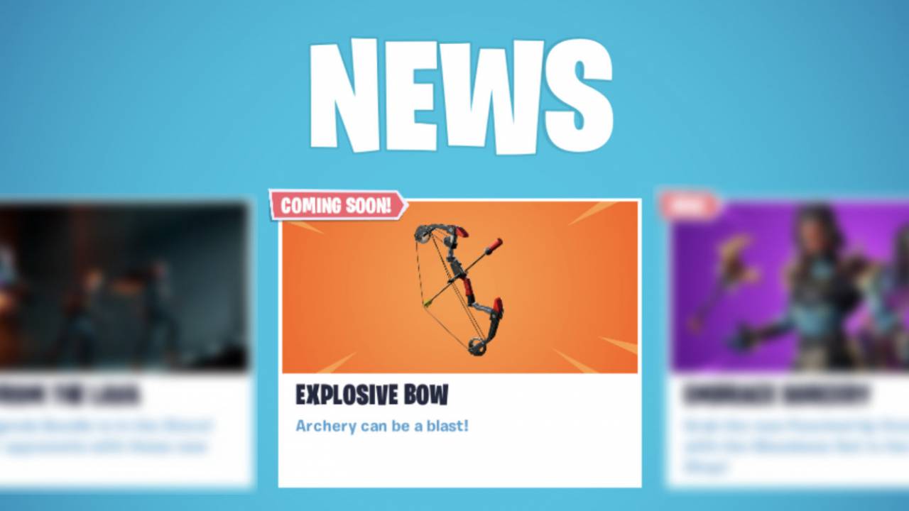 Fortnite Boom Bow Weapon Is Official Everything We Know So Far - fortnite boom bow weapon is official everything we know so far