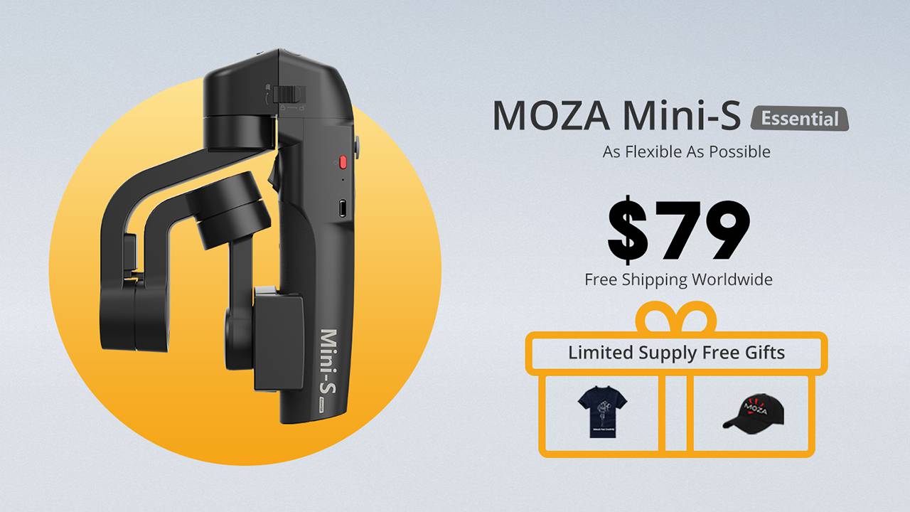 MOZA Mini-S smartphone gimbal fits your pocket, budget, and life