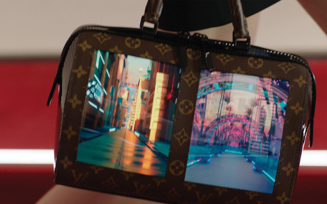 Louis Vuitton OLED screen bags are sure to grab all kinds ...