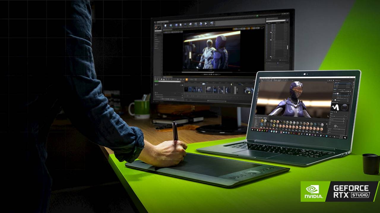 NVIDIA Studio brings RTX laptops to designers and creators