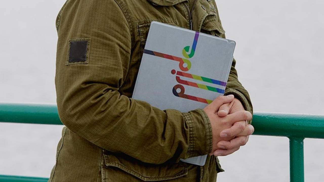 Surface Pro Pride Type Cover marks Stonewall’s 50th anniversary