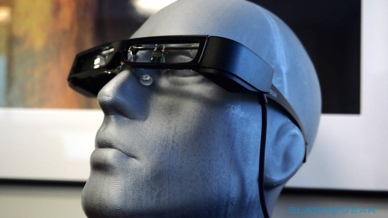 Epson Moverio BT-30C smart glasses plug into your Android phone